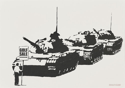Golf Sale by Banksy, Print for Sale on Singulart
