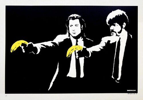 Pulp Fiction (unsigned) van Banksy, Afdruk te koop op Singulart