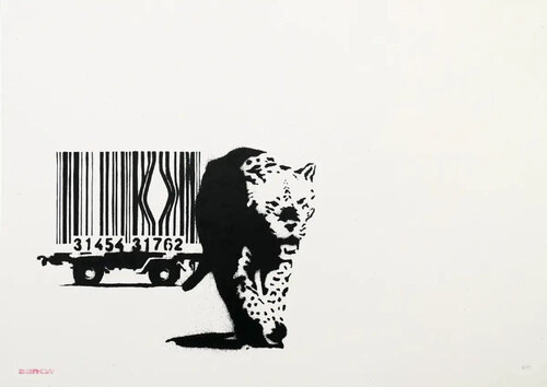 Barcode (signed) van Banksy, Afdruk te koop op Singulart