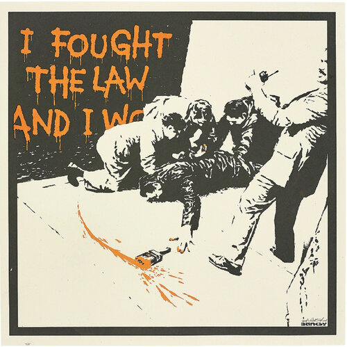 I Fought the Law by Banksy, 인쇄 for Sale on Singulart