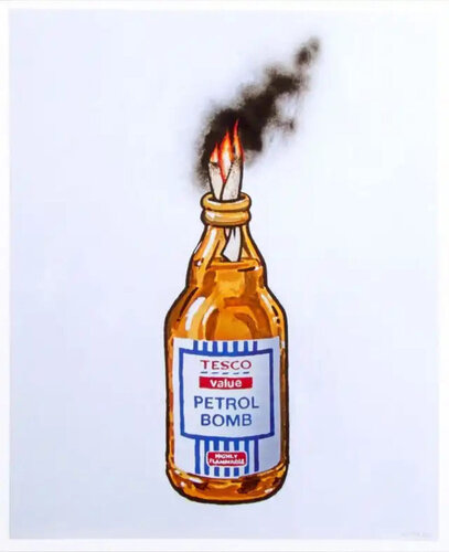 Tesco Bomb Poster von Banksy, Druck kaufen auf Singulart