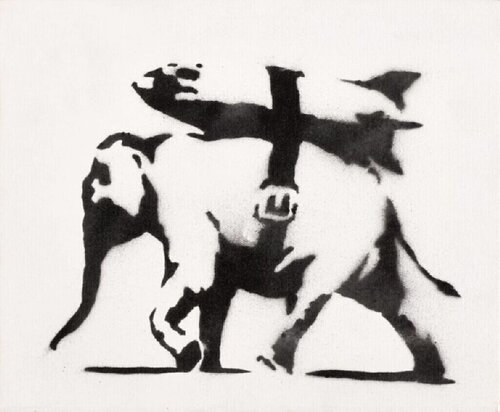 Heavy Weaponry by Banksy, Painting for Sale on Singulart