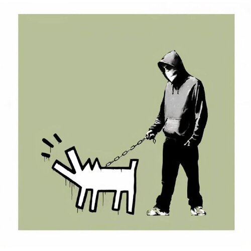Choose Your Weapon (Olive) di Banksy, Stampa in vendita su Singulart