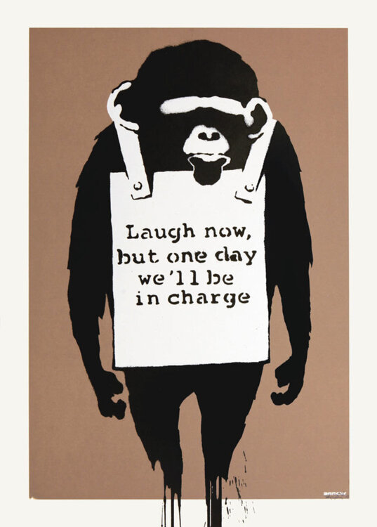 Laugh Now (Artist Proof) Banksy