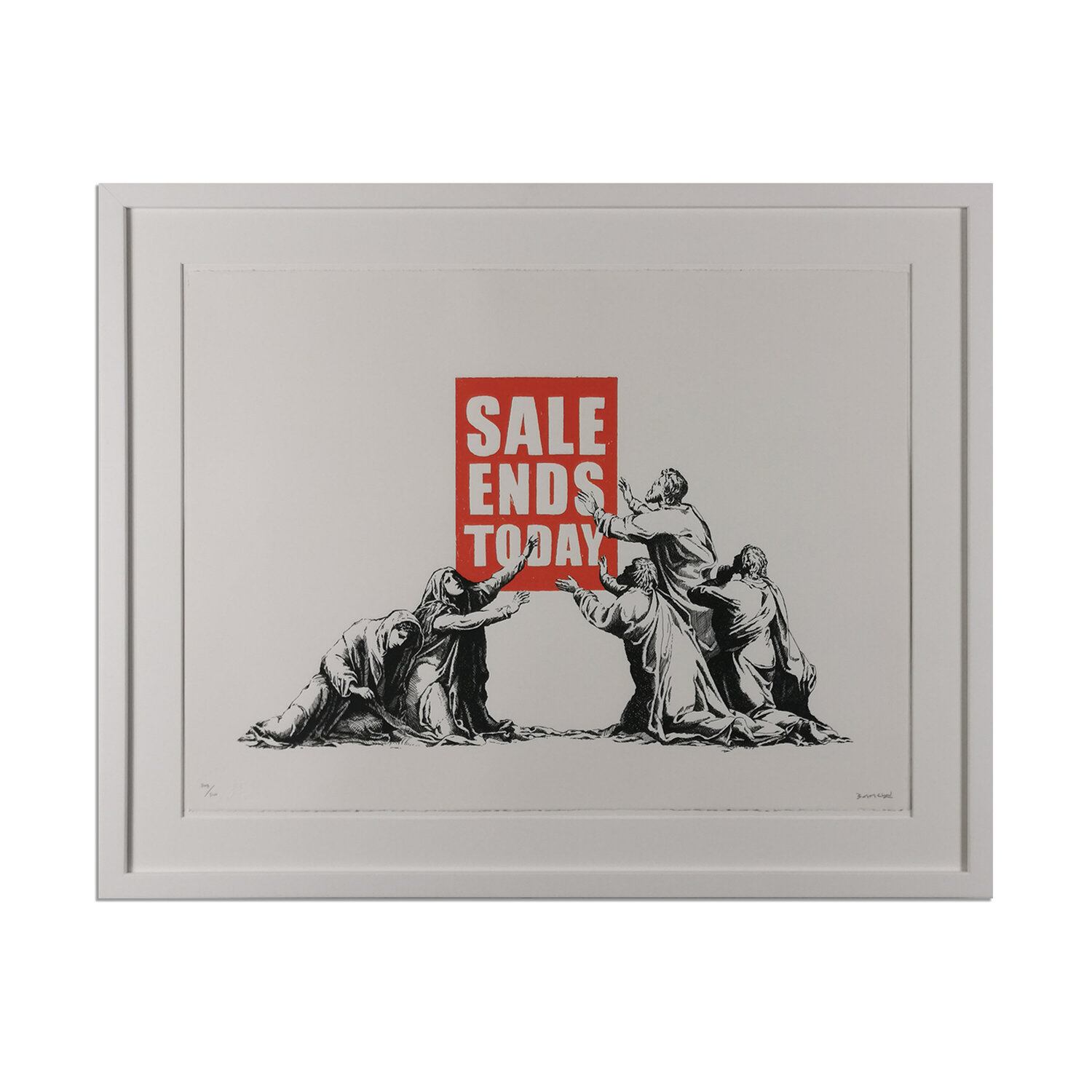 Sale Ends Banksy Stampa in vendita