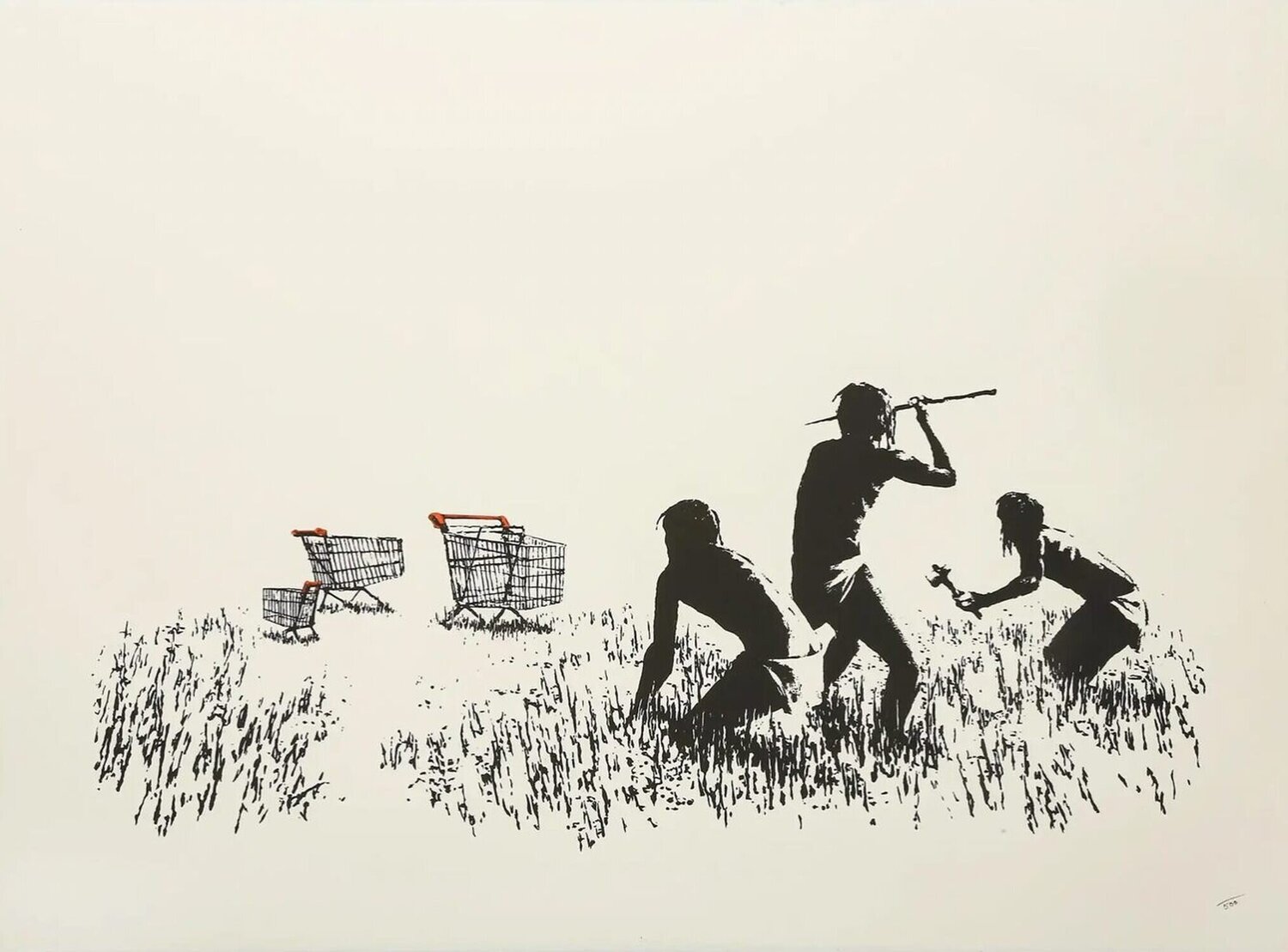 Trolley Hunters Banksy Stampa in vendita