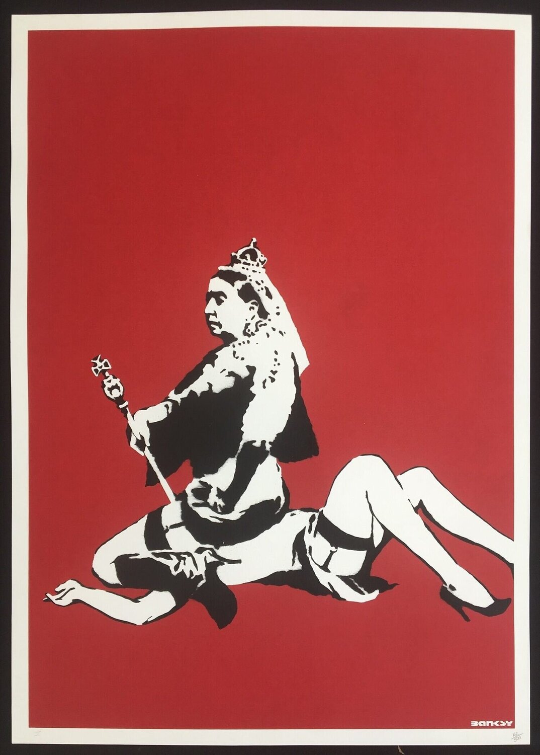 Queen Vic Banksy Stampa in vendita