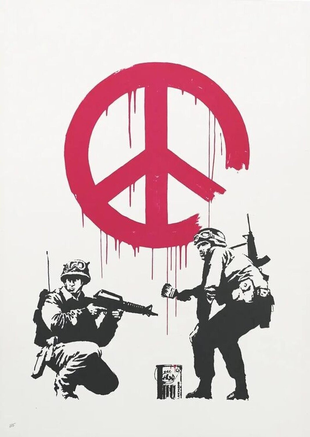 CND Soldiers Banksy Stampa in vendita