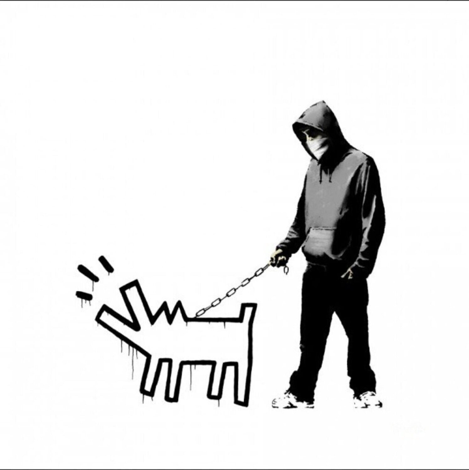 Choose Your Weapon (White) Banksy Afdruk te koop