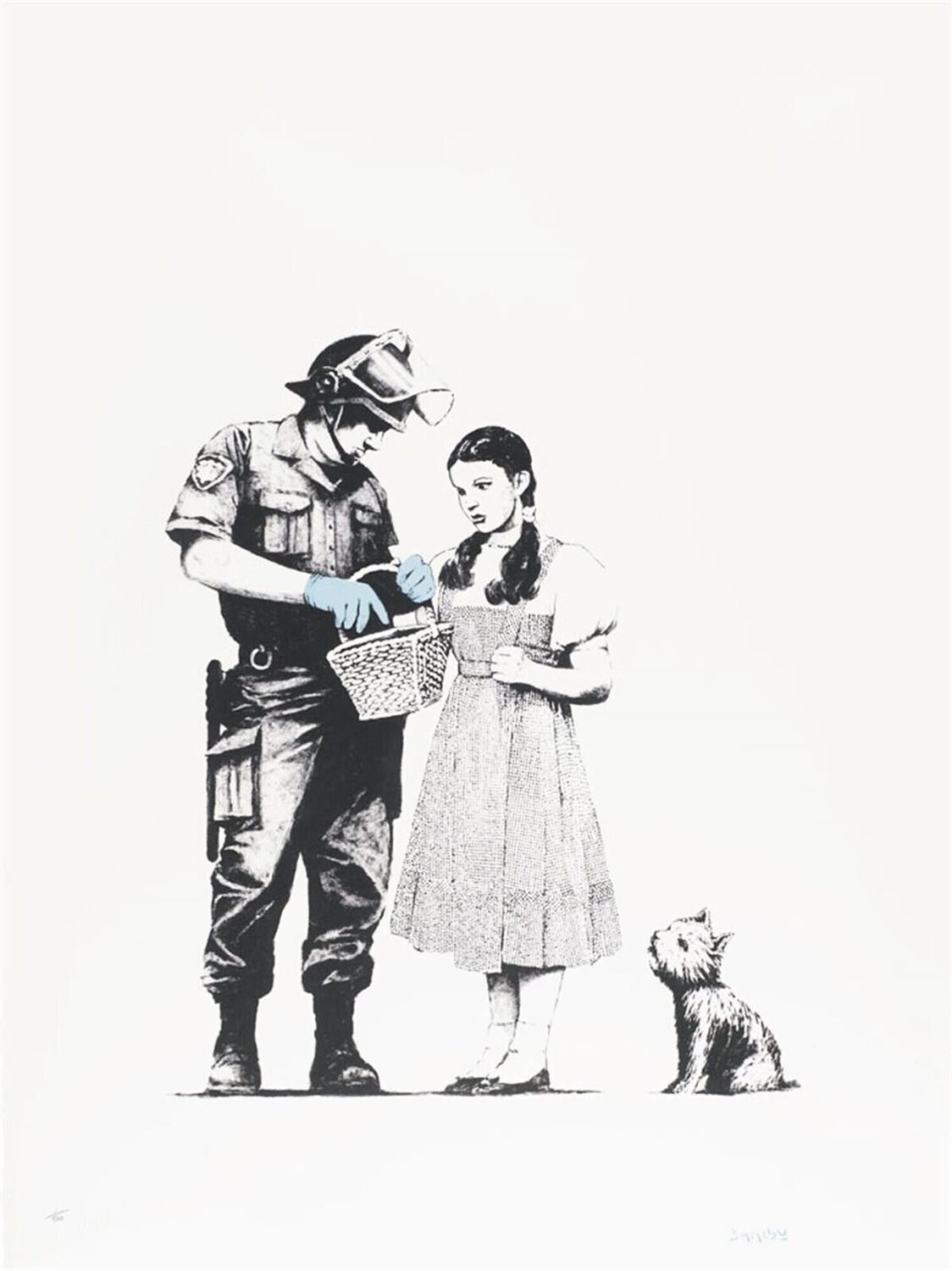 Stop & Search Banksy Print for sale