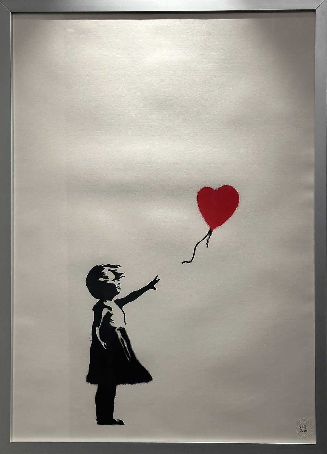 Girl with Balloon Banksy Druck zu verkaufen