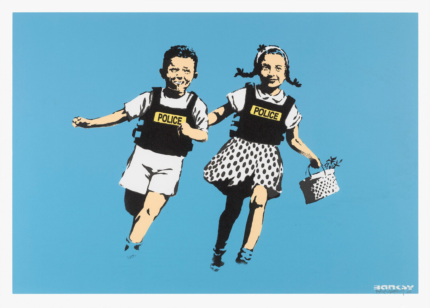 Jack & Jill (Signed) Banksy Print for sale