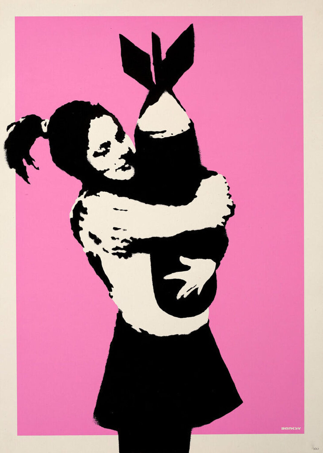 Bomb Hugger Banksy Stampa in vendita