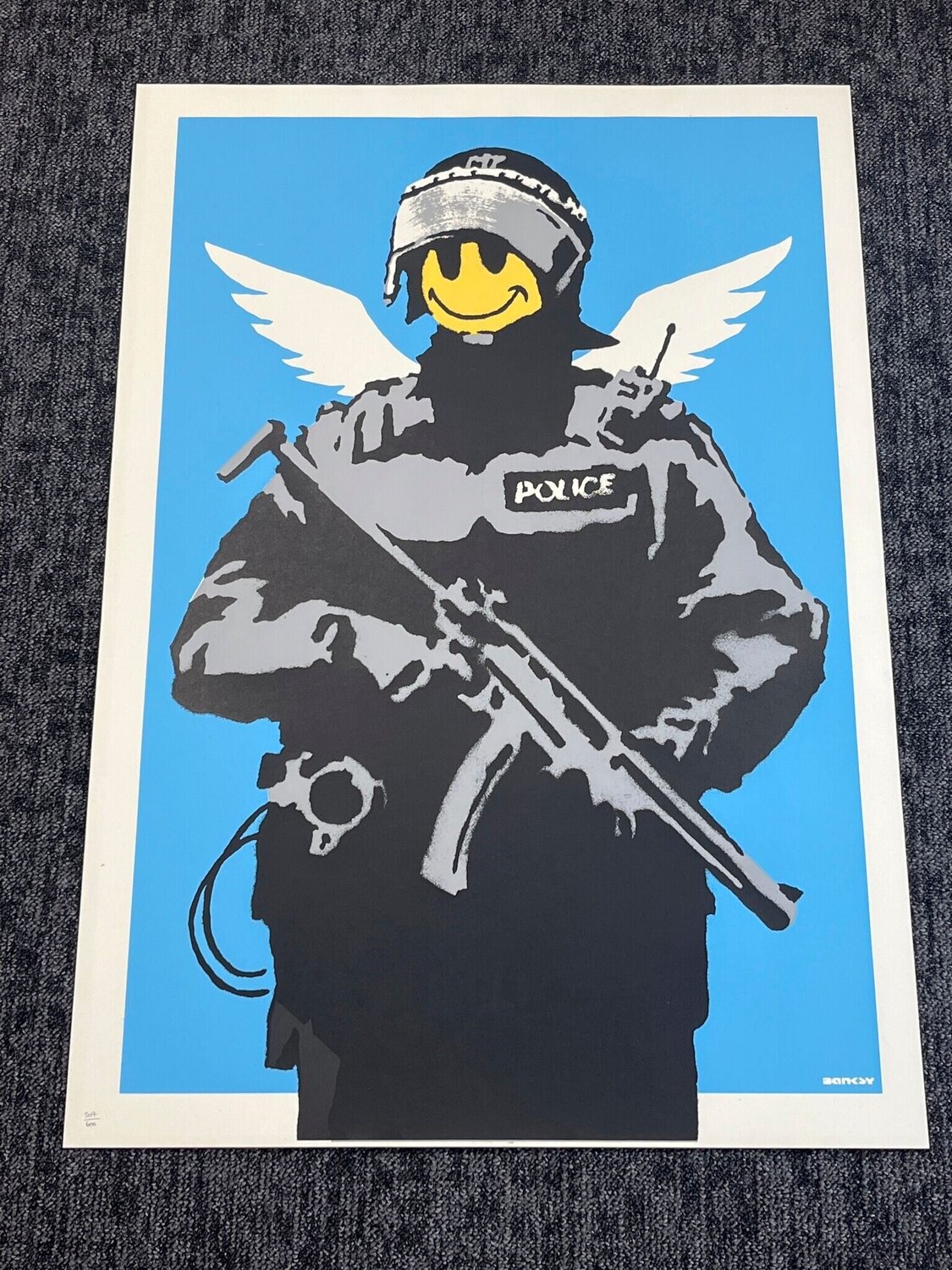 Flayin Copper Banksy Druck zu verkaufen