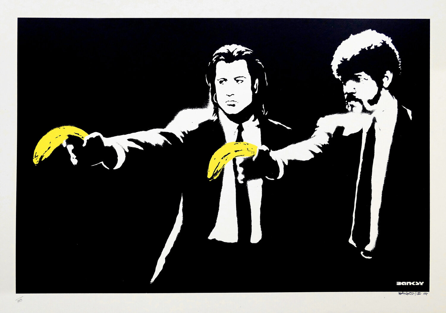 Pulp Fiction (Signed) Banksy Stampa in vendita