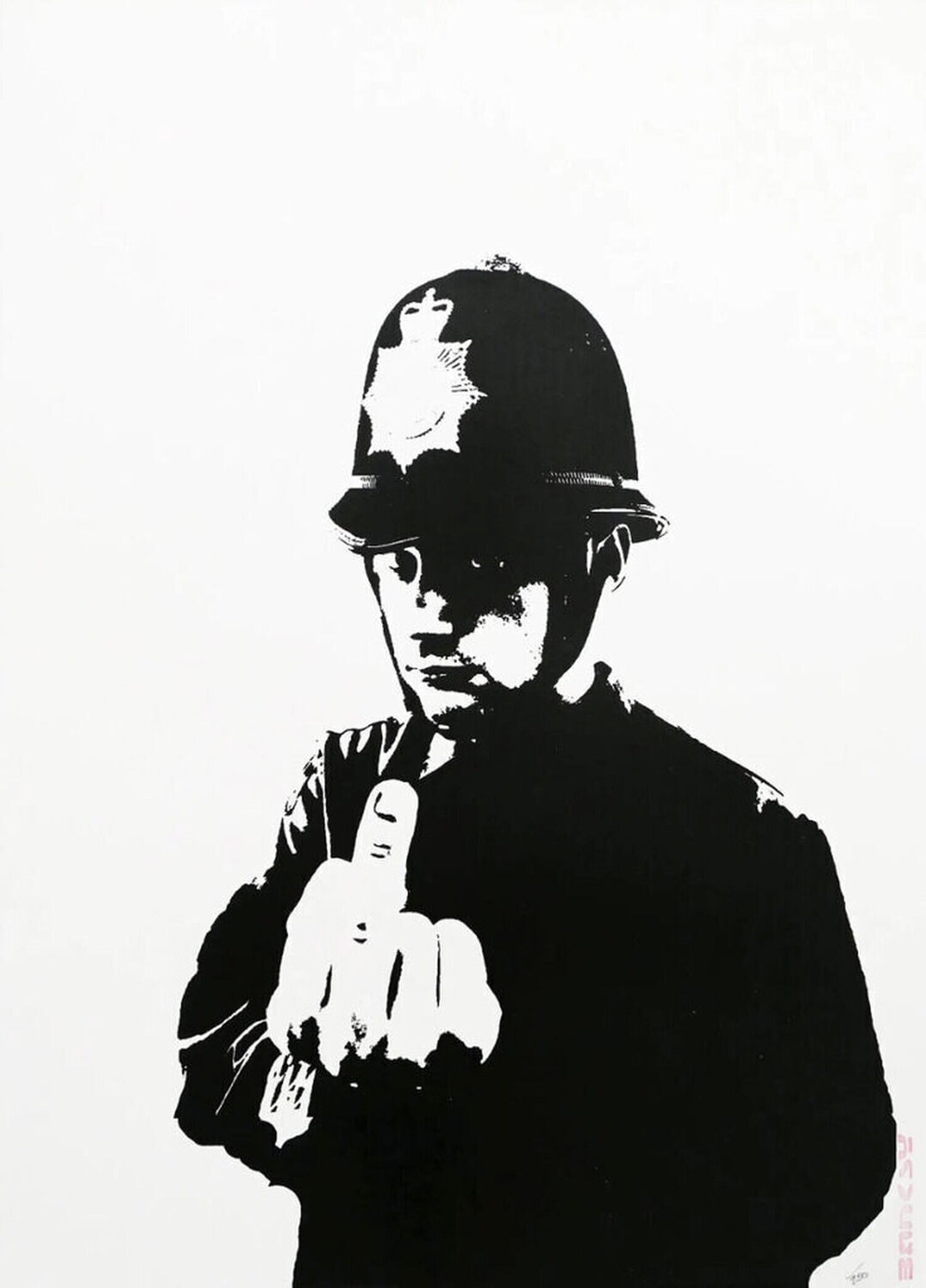 Rude Copper Banksy Stampa in vendita