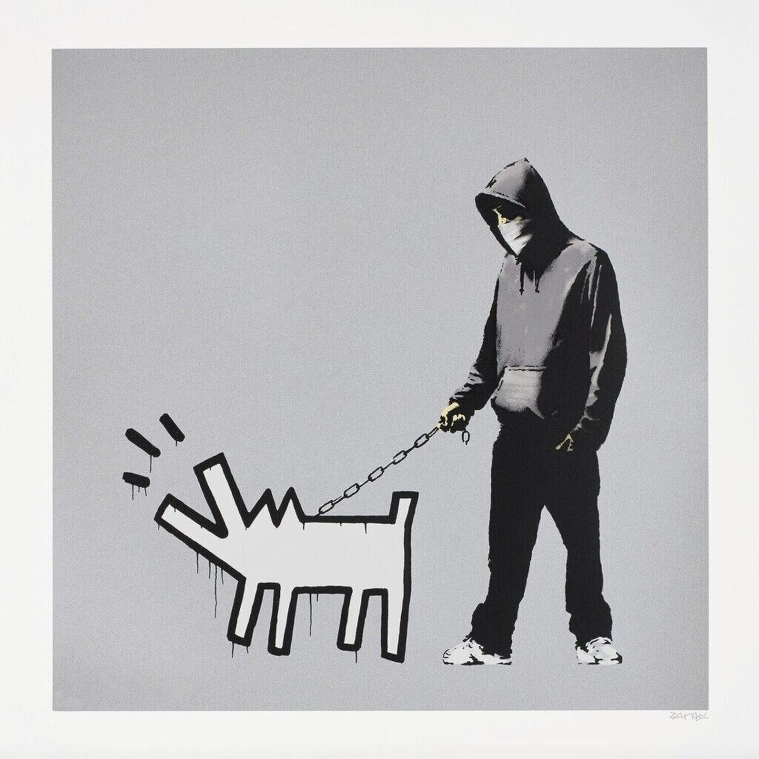 Choose Your Weapon (Silver) Banksy Stampa in vendita