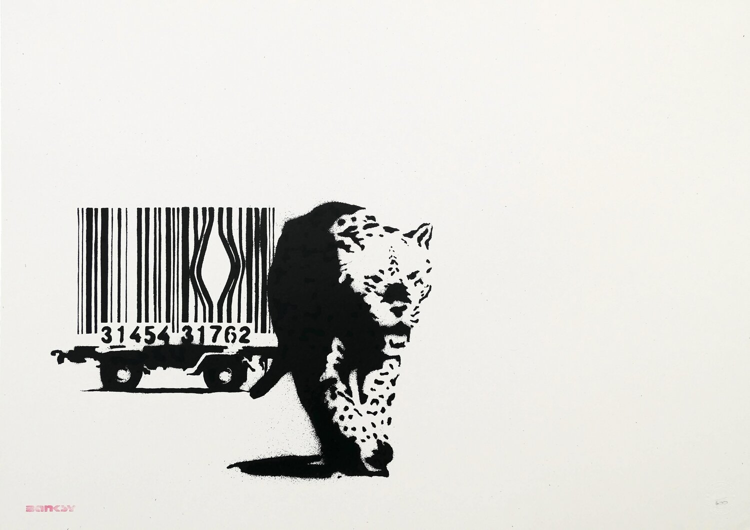 Barcode (Unsigned) Banksy Afdruk te koop