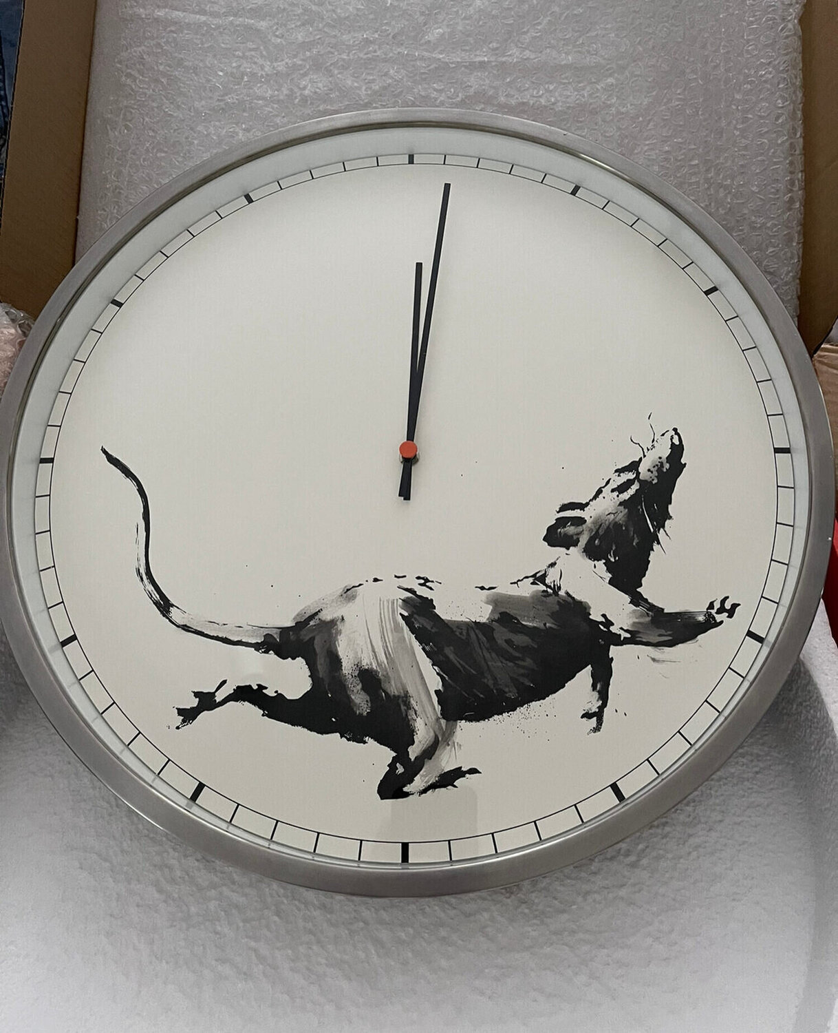 Rat clock hand finish Banksy Werk op papier te koop