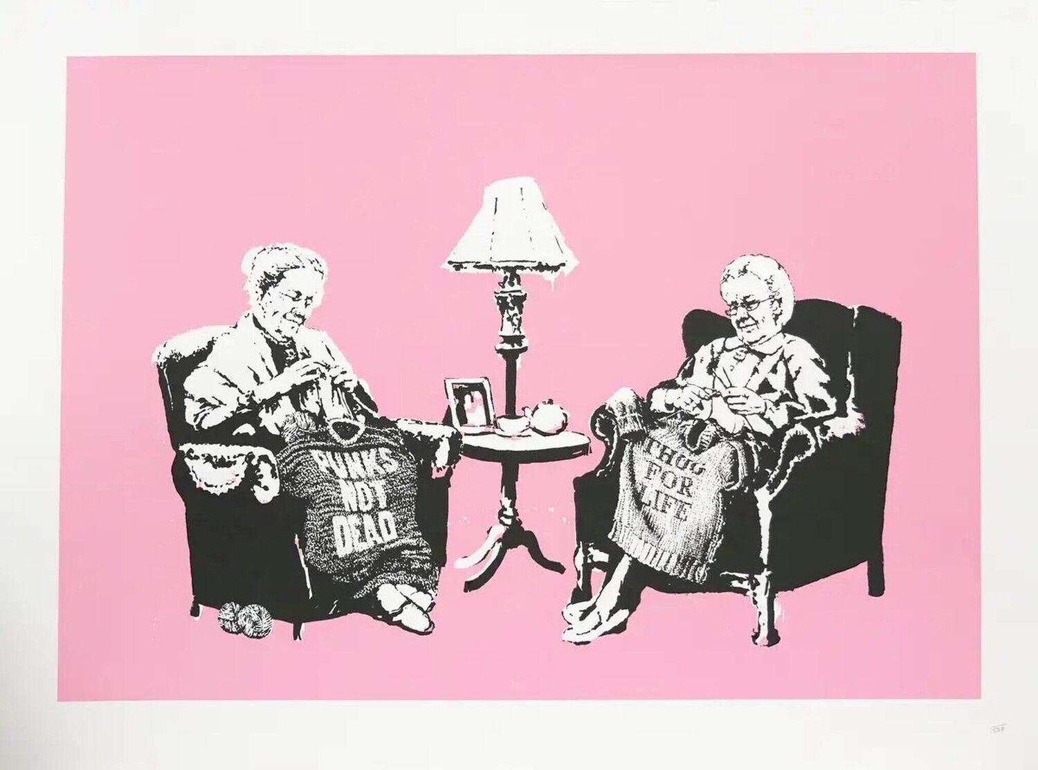 Grannies (Unsigned) Banksy Afdruk te koop
