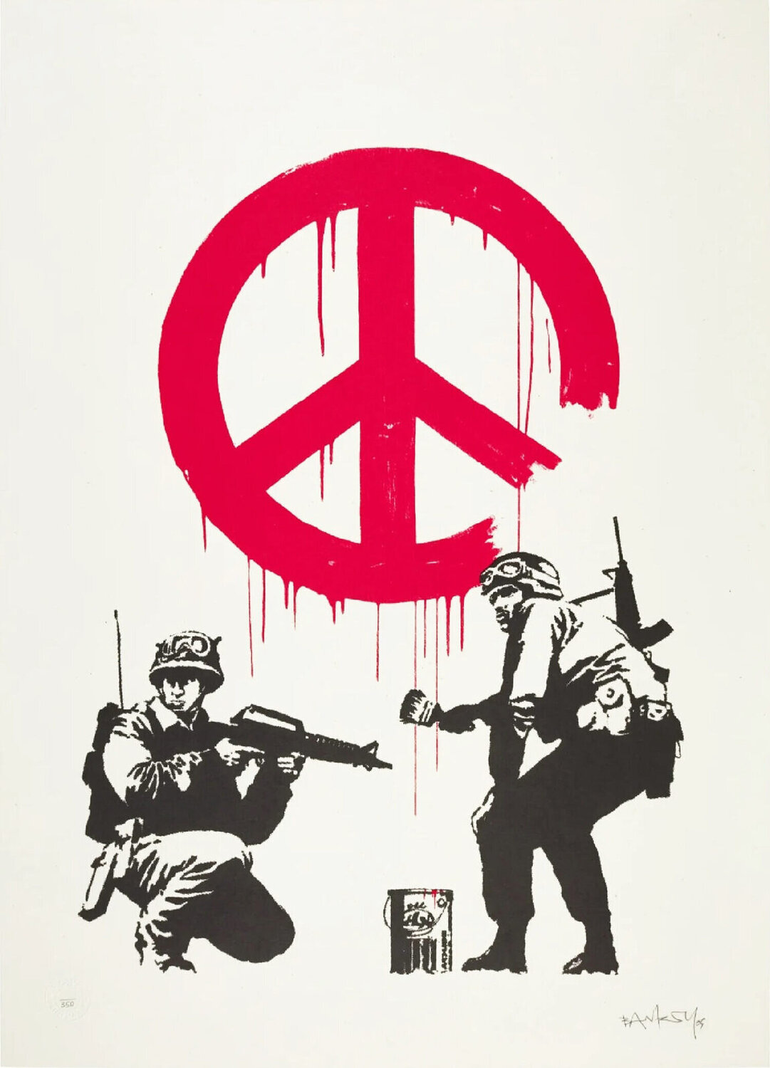 CND Soldiers Banksy Stampa in vendita