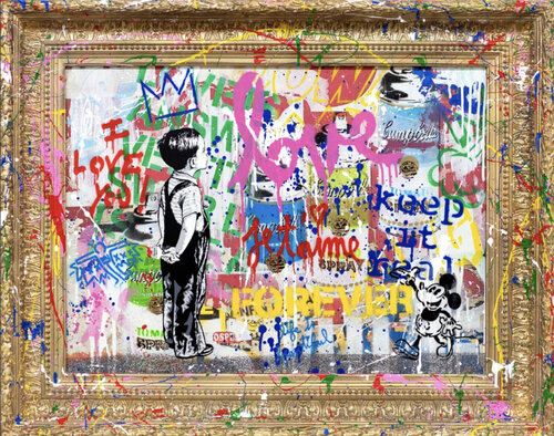With All My Love von Mr. Brainwash, Malerei kaufen auf Singulart