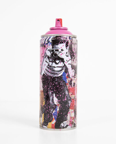 Smille (Full)-Pink von Mr. Brainwash, Andere Medien kaufen auf Singulart