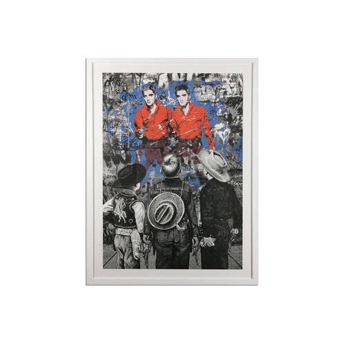 Playing Cowboy von Mr. Brainwash, Druck kaufen auf Singulart