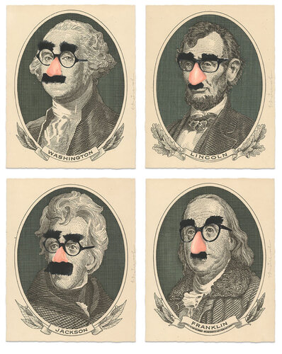 Incognito (set of 4) von Mr. Brainwash, Druck kaufen auf Singulart