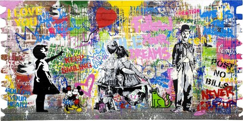 Pop Wall von Mr. Brainwash, Malerei kaufen auf Singulart