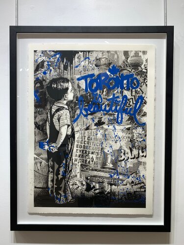 Toronto Is Beautiful (Blue) van Mr. Brainwash, Afdruk te koop op Singulart