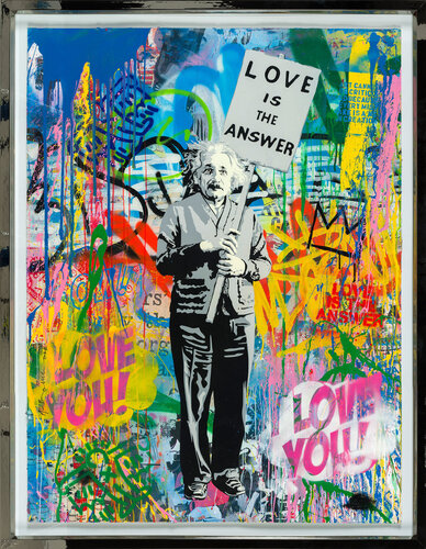 Einstein van Mr. Brainwash, Schilderij te koop op Singulart