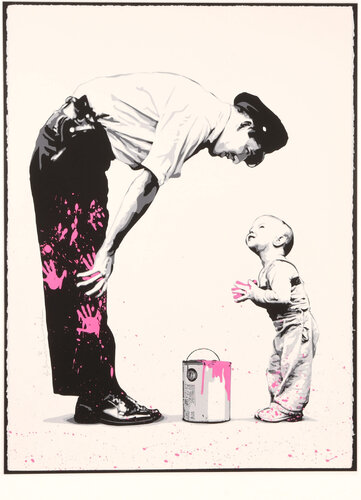 Not Guilty (Pink) van Mr. Brainwash, Afdruk te koop op Singulart