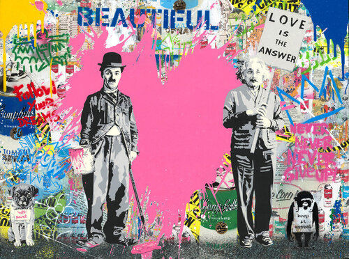 Juxtapose van Mr. Brainwash, Schilderij te koop op Singulart