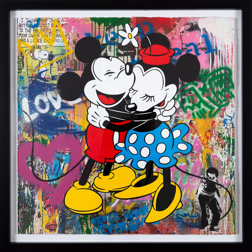 Love is in the Air van Mr. Brainwash, Schilderij te koop op Singulart