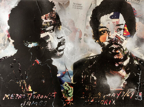 Jimi Hendrix di Mr. Brainwash, Stampa in vendita su Singulart