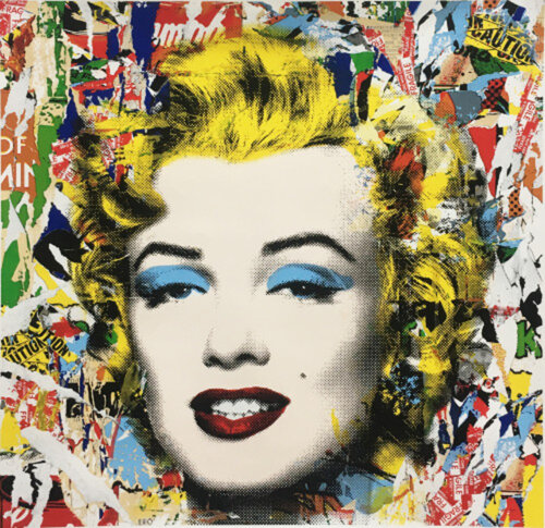 Collage from Marilyn POPfolio di Mr. Brainwash, Stampa in vendita su Singulart