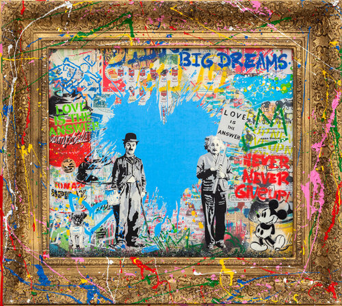 Juxtapose di Mr. Brainwash, Altri media in vendita su Singulart