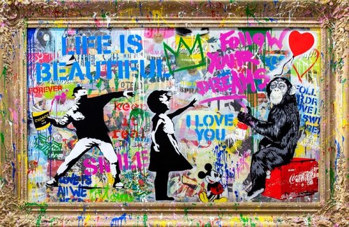 POP WALL di Mr. Brainwash, Pittura in vendita su Singulart
