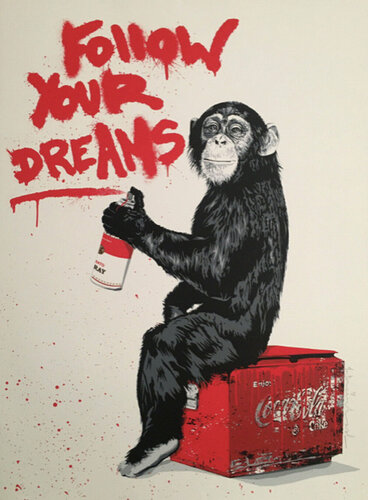 Everyday Life (Red) di Mr. Brainwash, Stampa in vendita su Singulart