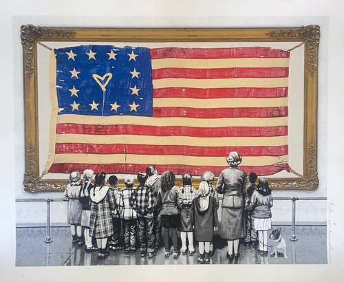 Old Glory di Mr. Brainwash, Stampa in vendita su Singulart