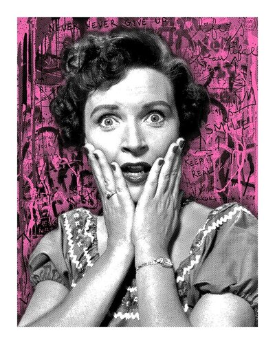Golden girl di Mr. Brainwash, Stampa in vendita su Singulart