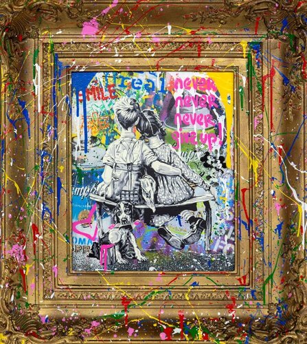 Work Well Together van Mr. Brainwash, Schilderij te koop op Singulart