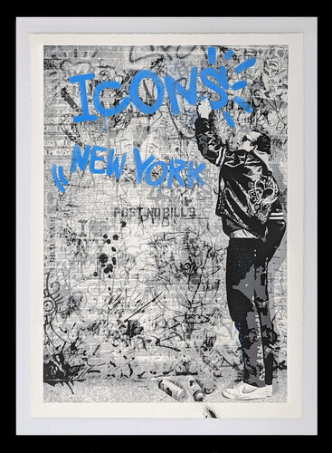 THE WALL (KEITH HARING) van Mr. Brainwash, Afdruk te koop op Singulart