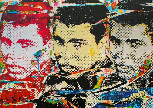 Ali (The Champ) van Mr. Brainwash, Afdruk te koop op Singulart