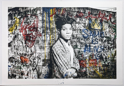 SAMO IS ALIVE (BASQUIAT) van Mr. Brainwash, Afdruk te koop op Singulart