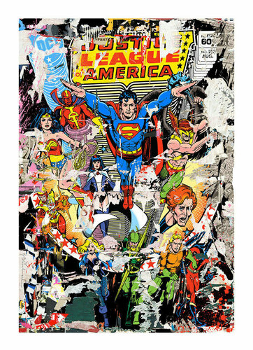 THE HEROES van Mr. Brainwash, Afdruk te koop op Singulart