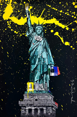 Lady Liberty' van Mr. Brainwash, Afdruk te koop op Singulart