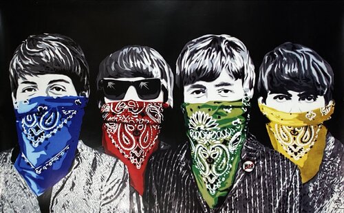 Beatles Banditos van Mr. Brainwash, Afdruk te koop op Singulart