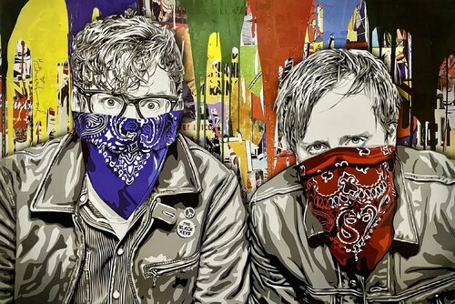 The Black Keys LA van Mr. Brainwash, Afdruk te koop op Singulart